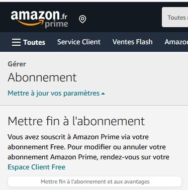 6 Mois d'abonnement  Prime offert sans engagement pour les clients  Freebox Révolution, Pop & Mini 4K –