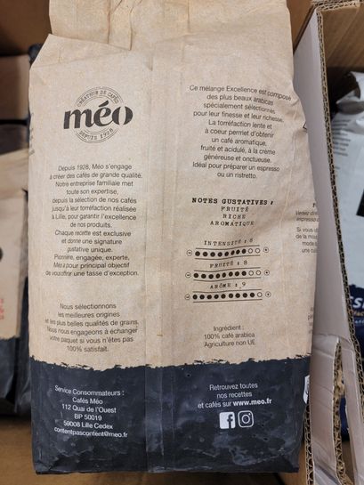 1 Paquet de Café grain Méo expresso - 1kg –
