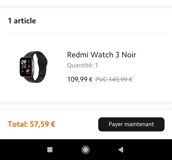 Pour Noël, offrez-vous cette montre connectée Xiaomi Redmi Watch 3 à un  prix dérisoire