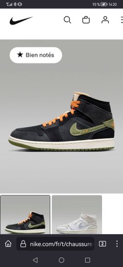air jordan 1 taille 36