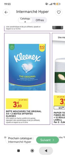 Lotus Sensitive Mouchoirs Ultra Doux Lot De 6 Boîtes - 480 Mouchoirs Blancs 4 Épaisseurs Pour Peau Sensible, Confort Exceptionnel