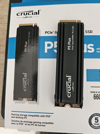 Crucial P5 Plus 2To : Le SSD parfait pour votre PS5 est à -58% pour le  Black Friday ! 