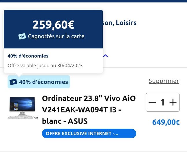 Vivo AiO 22 - Blanc