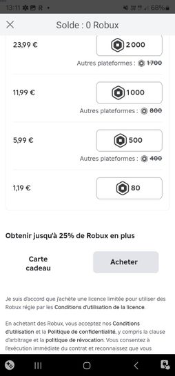 80 Robux offerts pour utilisateurs Samsung Galaxy à Samsung | Dealabs