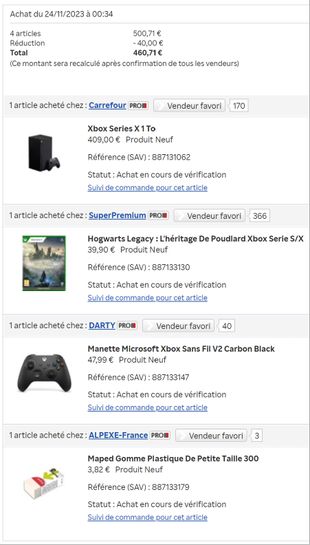 Console Xbox Series X - MICROSOFT : la console à Prix Carrefour