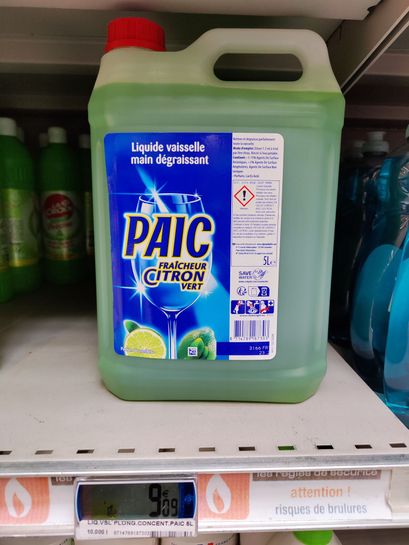 PAIC - Liquide Vaisselle Paic Citron Super Dégraissant - Nettoie