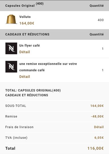 Augmentation du prix des capsules de café Nespresso le 1er mai