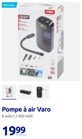 ⏯️ On vous parle du Xiaomi Mi Portable Air Pump 1S, un gonfleur électr
