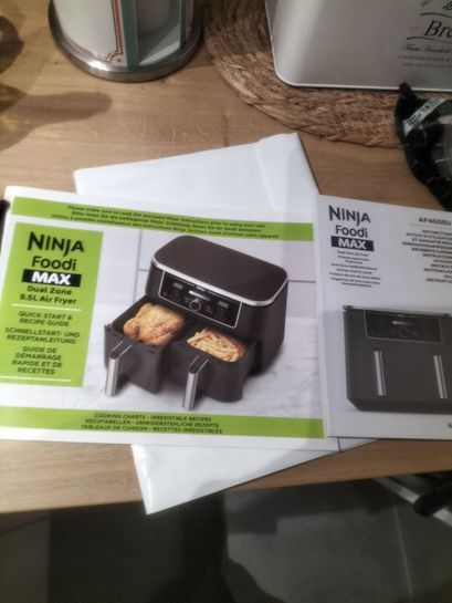 Instructions pour friteuse à air NINJA Foodi MAX Dual Zone 9.5L AF400UK