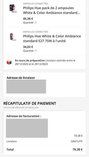 Pack Philips HUE GU10 + Pont (Frontaliers Luxembourg - cactus.lu) –