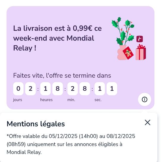 Leboncoin Livraison 0 99