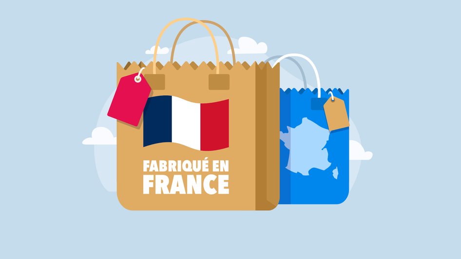 met en avant les produits fabriqués en France sur son site