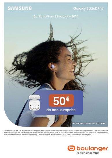 Cette promo fait chuter le prix des écouteurs sans fil Samsung Buds 2 Pro,  attention durée limitée