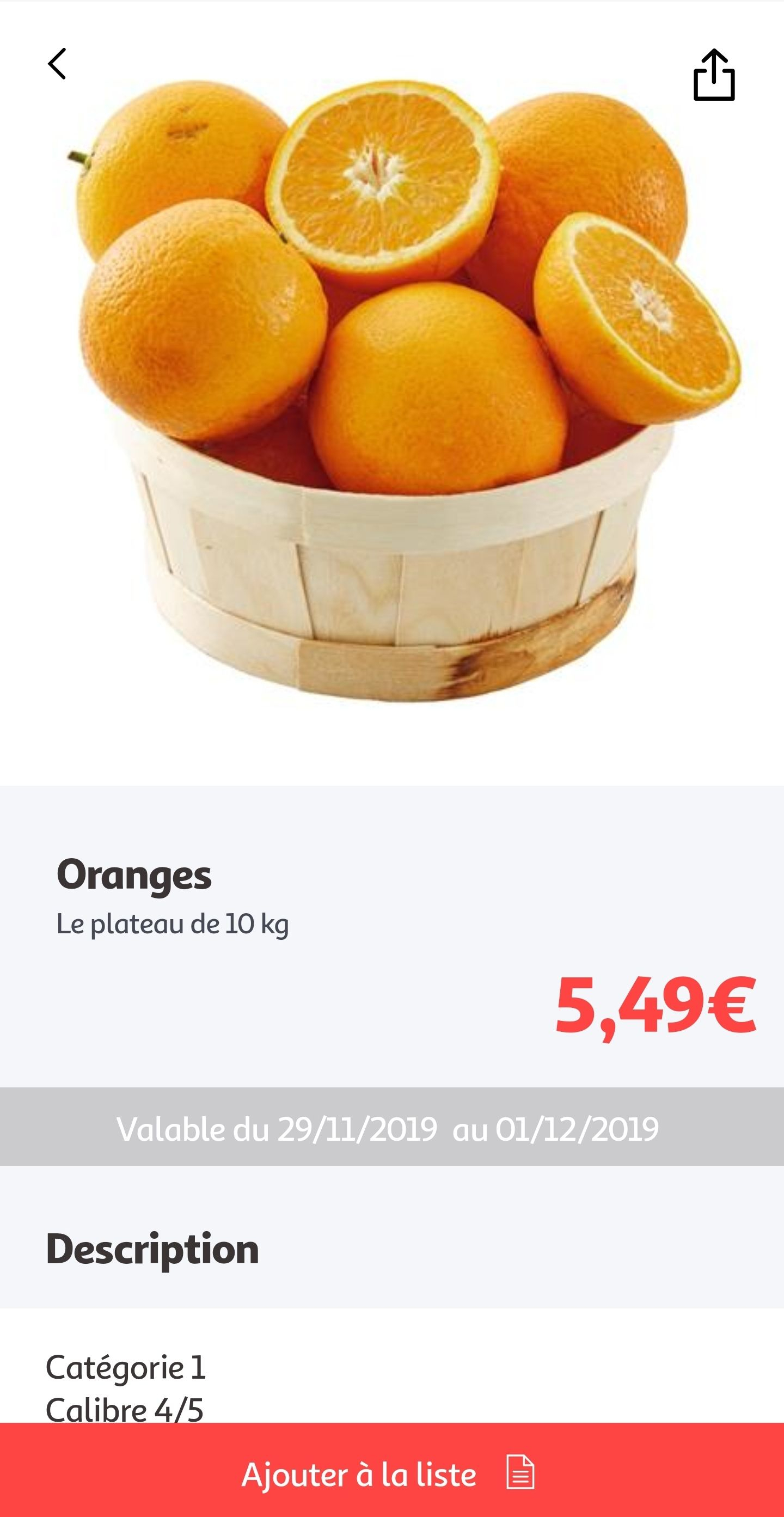 Plateau De 10 Kg D Orange Origine Espagne Calibre 4 5 Dealabs Com