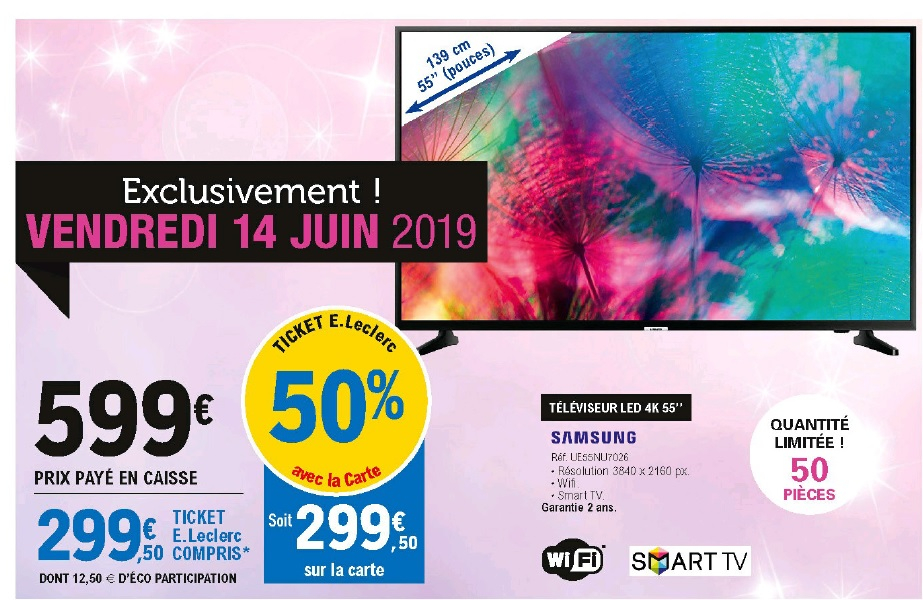 Sélection Darticles En Promotion Ex Tv 55 Samsung 55nu7026 4k