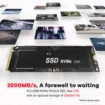 Mini PC Beelink SER5 - AMD Ryzen 5 5560U (6C/12T jusqu'à 4.0Ghz), 16G DDR4+500G M.2 2280 NVMe SSD, WiFi 6 (vendeur tiers)
