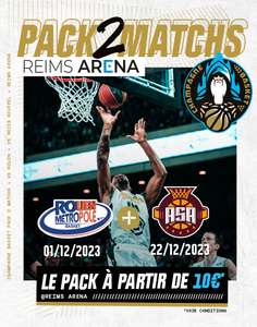 30% de réduction sur les 2 prochains matchs du Champagne Basket à l’Arena de Reims