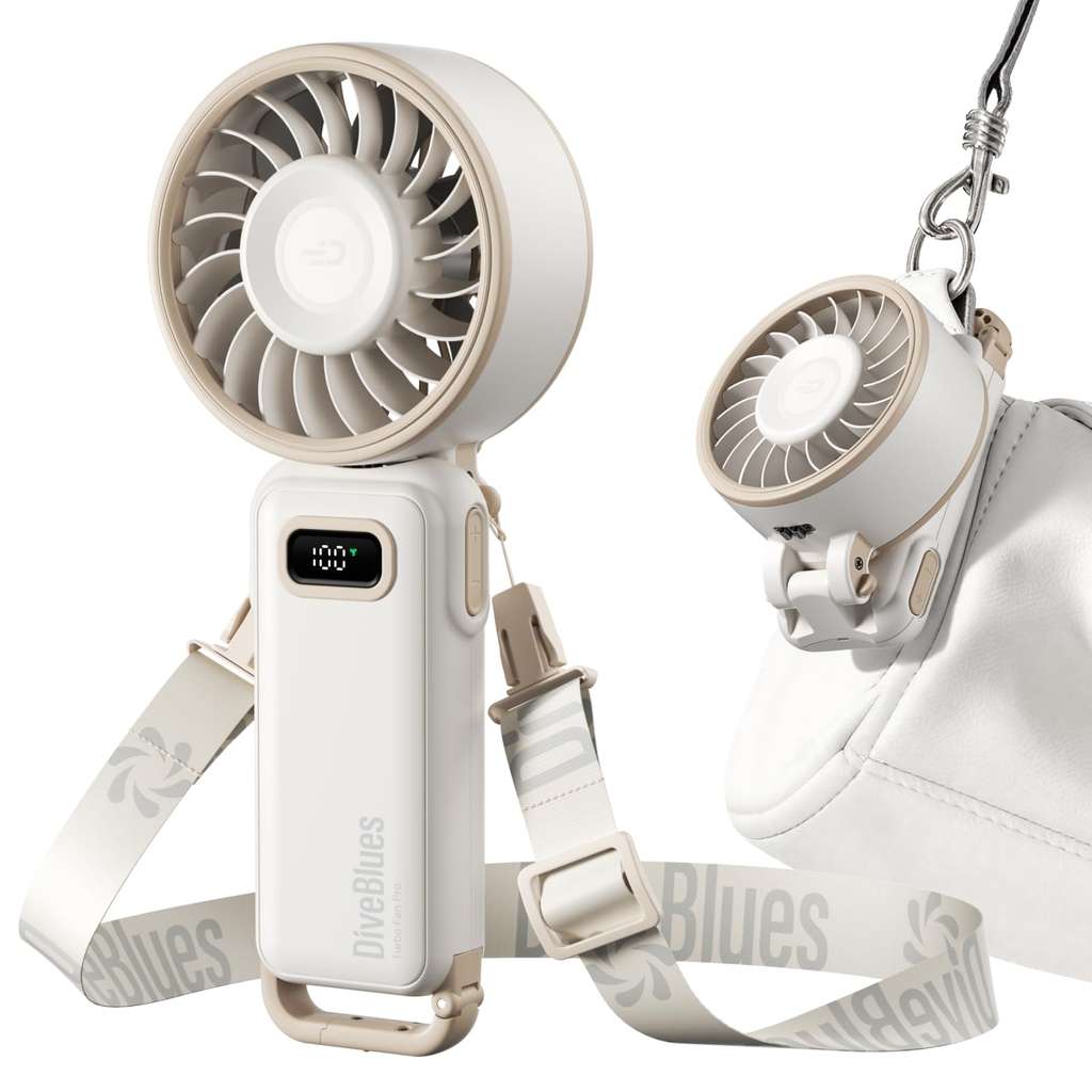 Mini ventilateurs de plafond portables rechargeables, avec vent fort