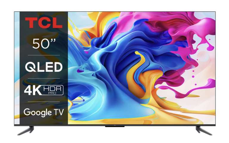 TV 50" TCL 50C647 - QLED, HDMI 2.1 (via ODR 100€)