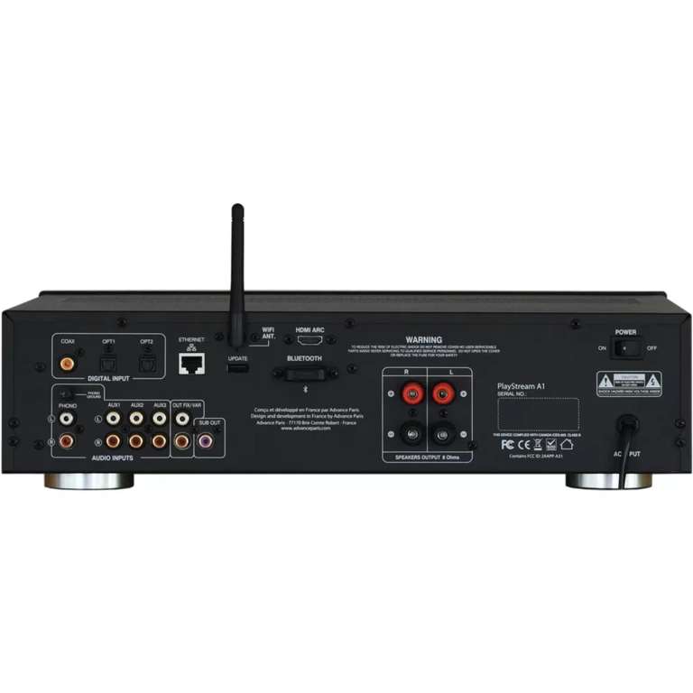 Amplificateur HiFi Advance paris Playstream A1 HDMI