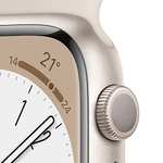 Montre connectée Apple Watch Series 8 GPS - Aluminium lumière stellaire de 41 mm