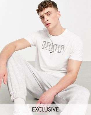 T-Shirt Puma Homme - 100% coton - Blanc (du XS au XL)