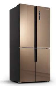 Réfrigérateur américain Schneider SCMD482NFGM - 482L, Total no frost,Classe F, Miroir Gold (Vendeur Tiers)