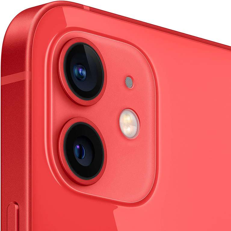 Pack smartphone 6.1" Apple iPhone 12 5G (full HD+ Retina, A14, 4 Go de RAM, 64 Go, rouge) + écouteurs sans-fil AirPods Pro
