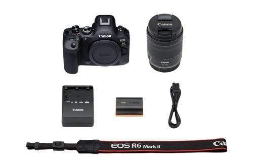 Appareil photo hybride Canon EOS R6 Mark II + objectif zoom Canon RF 24-105mm f/4-7.1 IS STM