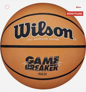 Ballon de basketball GAMBREAKER OR SZ7 MARRON WILSON