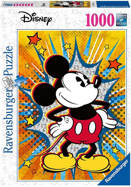 Puzzle rétro Ravensburger Mickey (15391) - 1000 pièces