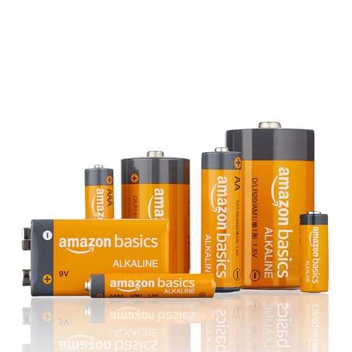 Lot de 100 piles Alcaline AA Amazon Basics - 1,5V