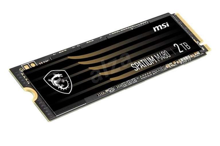 SSD interne MSI Spatium M480 PCIe 4.0 NVMe M.2 - 2To