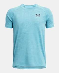 Tee-shirt manches courtes UA Tech 2.0 pour garçon - Bleu