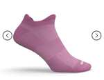 Lot de 2 paires de chaussettes de running invisibles Decathlon Kiprun Run500 - Rose (Diverses tailles)