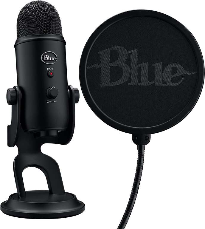 Kit de Streaming, Microphone USB Logitech G Blue filtre anti-pop