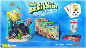 Jeu Bob L'Éponge : Bataille pour Bikini Bottom edition shiny avec figurine sur Nintendo Switch