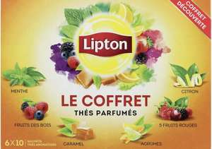 Coffret Lipton Thés 6 Variétés, 60 Sachets