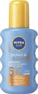 Sélection de protections solaire Nivea Sun Protect & Bronze (via 6.99€ sur la cagnotte fidélité)