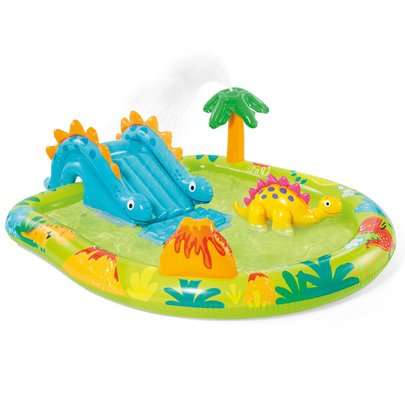 Aire de jeux piscine gonflable pour Enfants Intex Dinosaure (Retrait magasin uniquement)