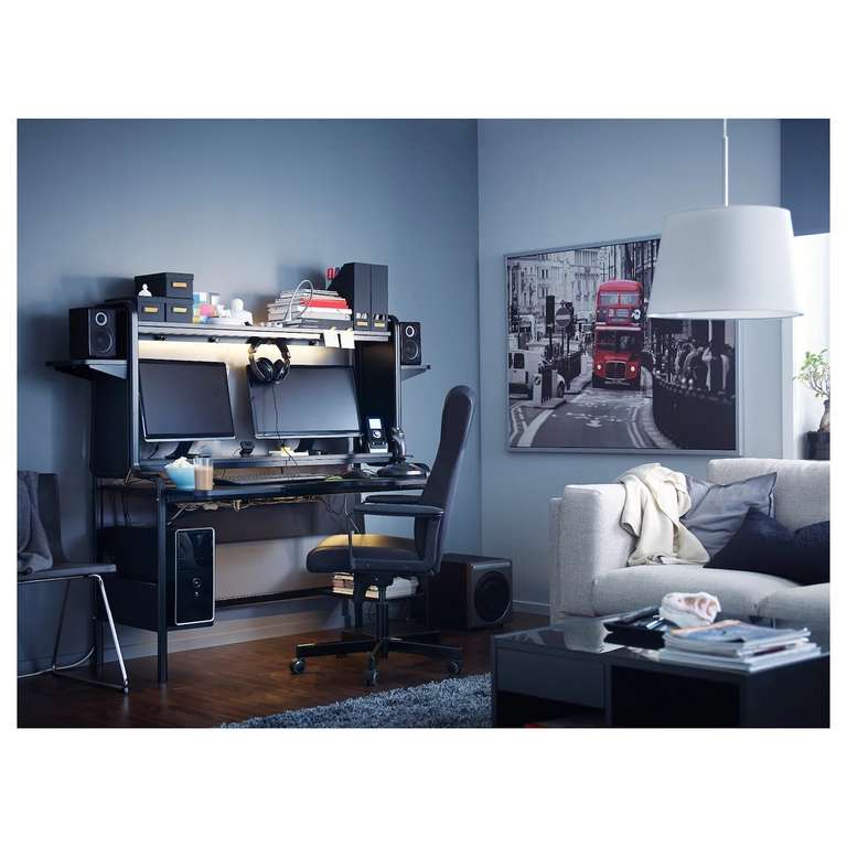 [Ikea Family] Bureaux de gaming Fredde - 185 x 74 x 146 cm