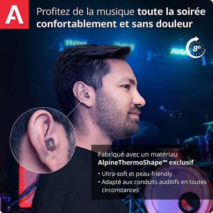 [Prime] Bouchons d'oreilles Musique Alpine MusicSafe Pro (Vendeur tiers)