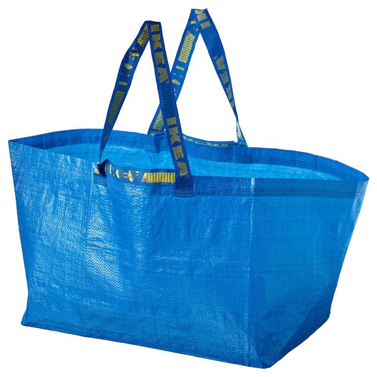 Grand sac bleu Ikea Fakta - 55x37x35 cm/71L