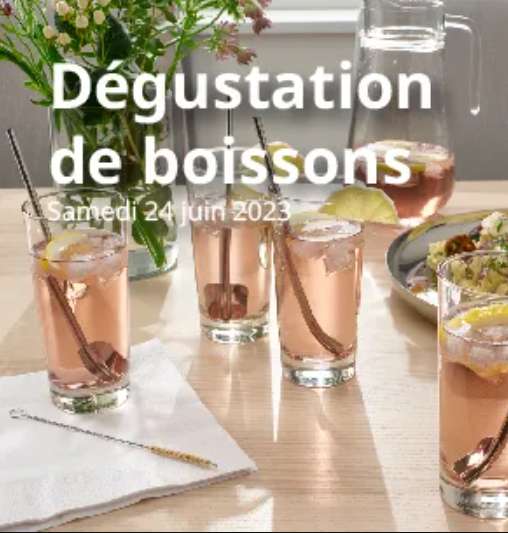 [Ikea Family] Distribution de glaces et Dégustation de boissons gratuites – Thiais (94), Lille (59), Hénin-Beaumont (62)