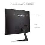 Ecran PC 27" ViewSonic VX2718-2KPC-MHD - QHD, 165 Hz, Dalle VA, Incurvé, 1 ms