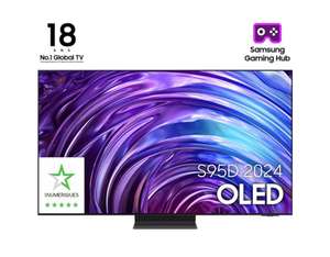 TV 65" Samsung S95D, AI OLED, 2024, 4K, OLED sans reflet, NQ4 AI Gen2 (Via ODR de 800 euros)