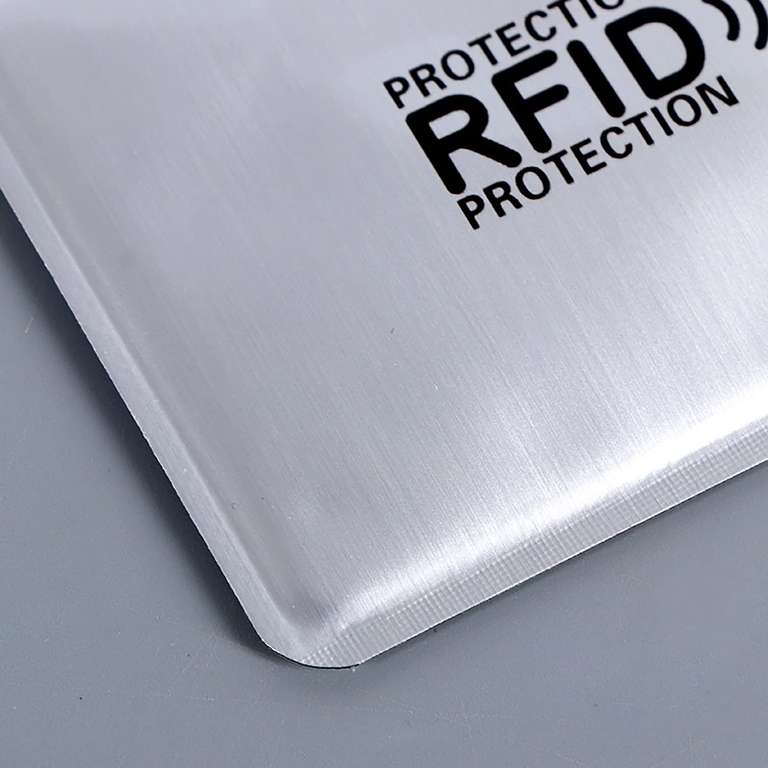 Lot de 6 étuis Protecteur de Carte Bancaire RFID anti fraude (Vendeur tiers)