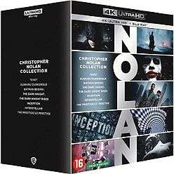Coffret Blu Ray 4K UHD Intégrale (08 Films) Christopher Nolan
