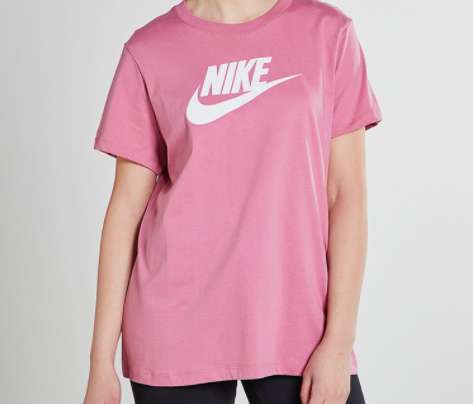 T-Shirt Nike Sportswear Futur Femme - Rose ou Jaune - 100% coton (du XS au M)