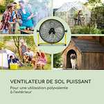 Ventilateur de sol Blumfeldt Wintergarden - silencieux, IP24 et batterie (Via Coupon - Vendeur Tiers)